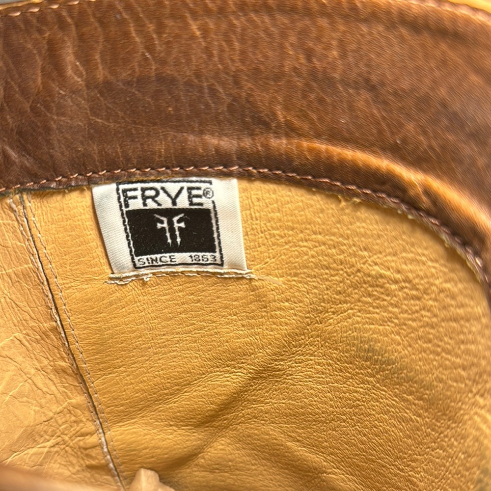 Frye Brown Leather Riding Boots - Picture 5 of 6